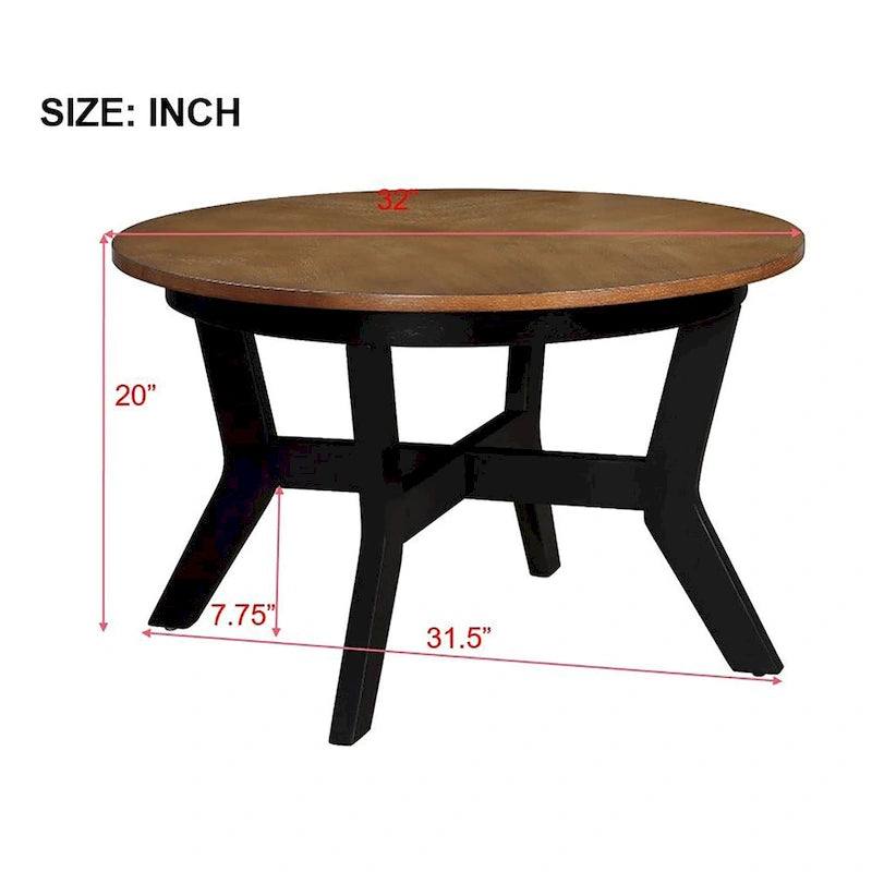Table basse ronde