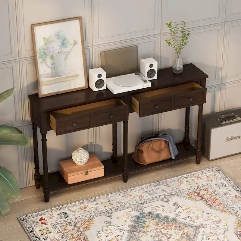 Console Table Sofa Table Easy Assembly