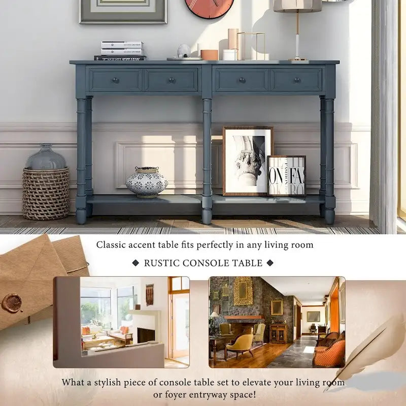 Console Table Table d'appoint facile à assembler