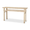 Petite console en bois blond