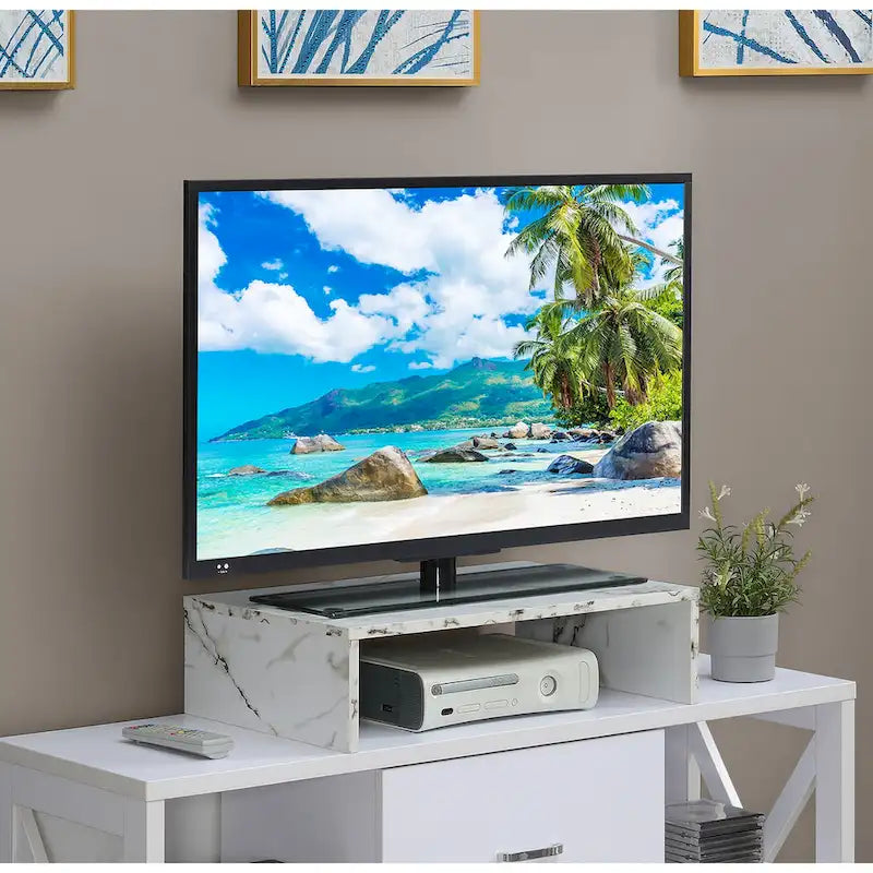 Rehausseur de télévision/moniteur compact de Convenience Concepts pour les téléviseurs jusqu'à 26 pouces