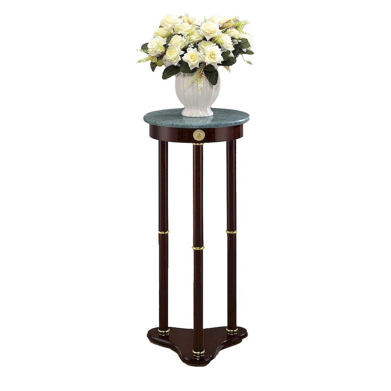 Table d'appoint ronde en marbre, Merlot