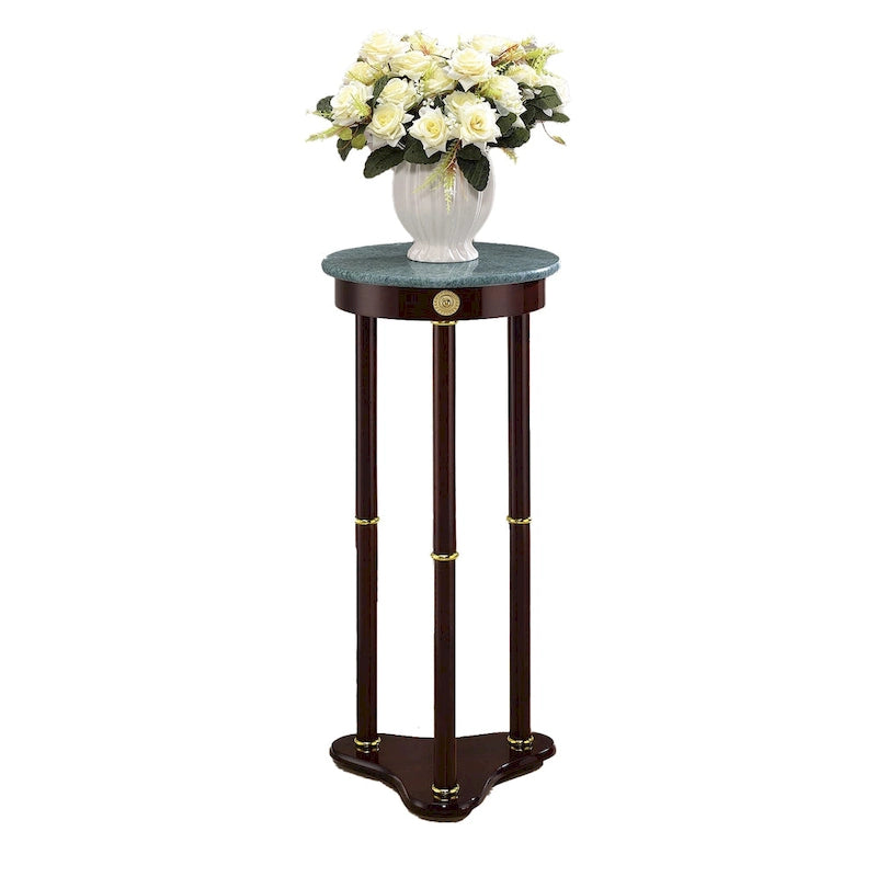 Table d'appoint ronde en marbre, Merlot