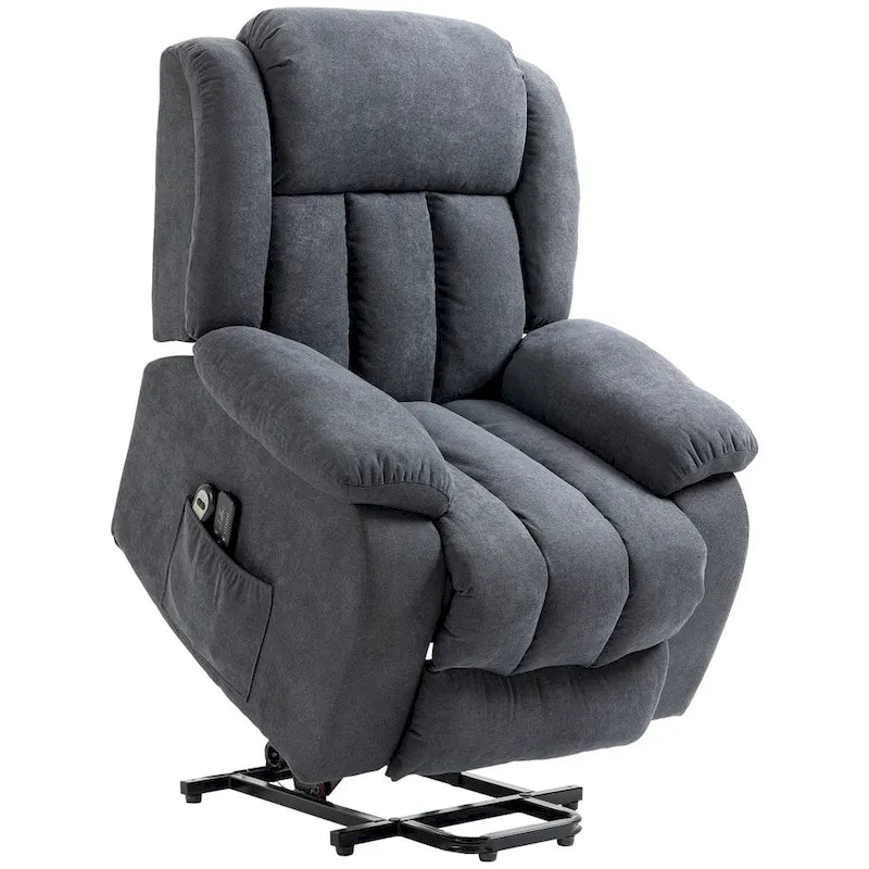 Fauteuil inclinable releveur électrique pour personnes âgées de grande taille avec massage