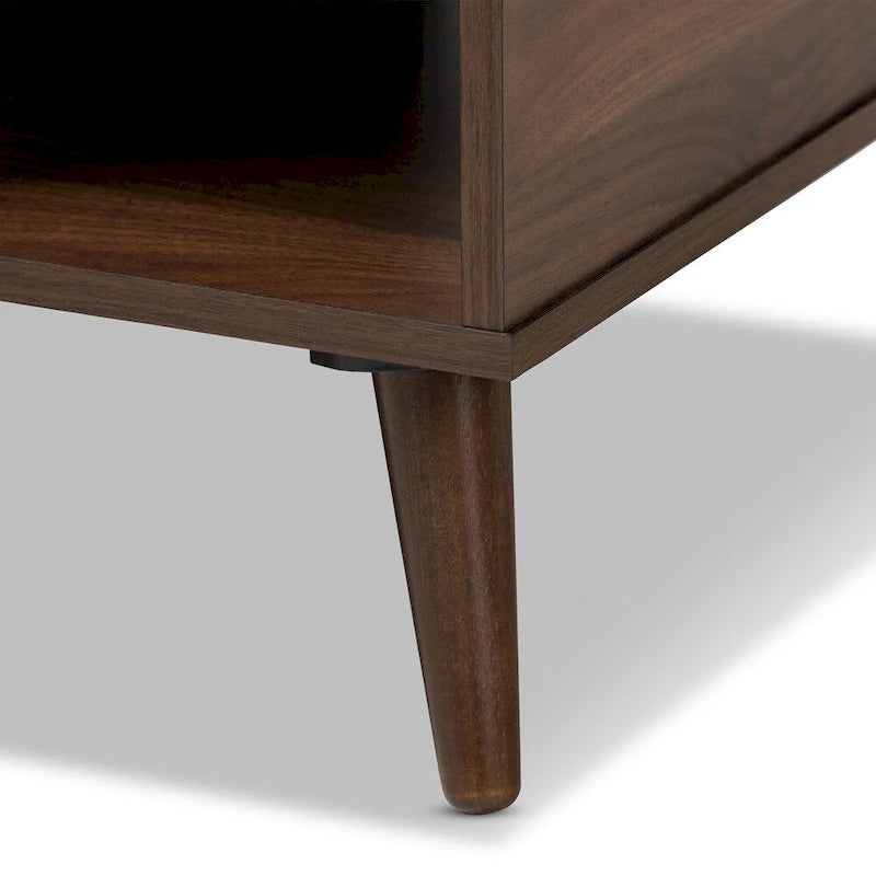 Table basse finition noyer