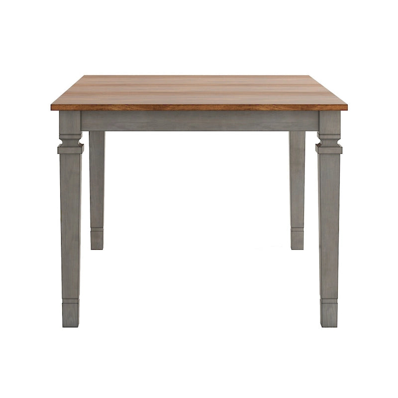 Table de salle à manger en bois hauteur comptoir par