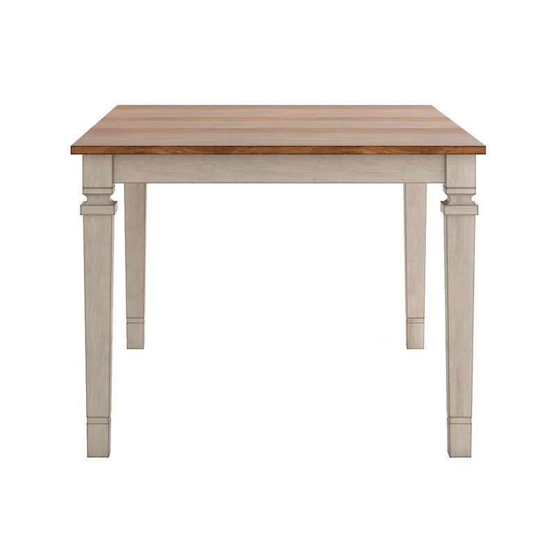 Table de salle à manger en bois hauteur comptoir par