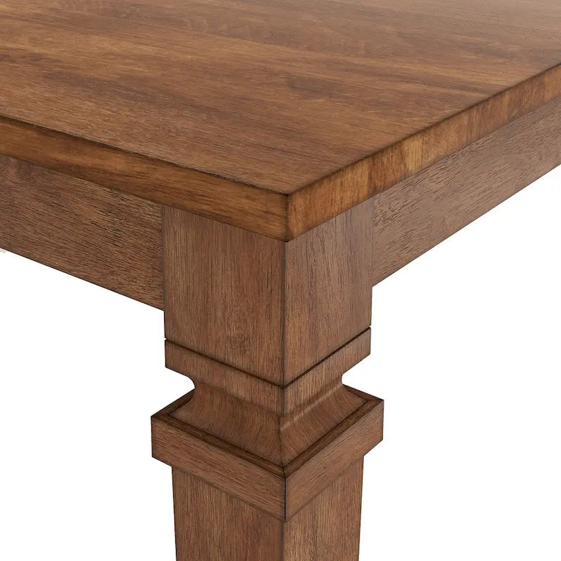 Table de salle à manger en bois hauteur comptoir par