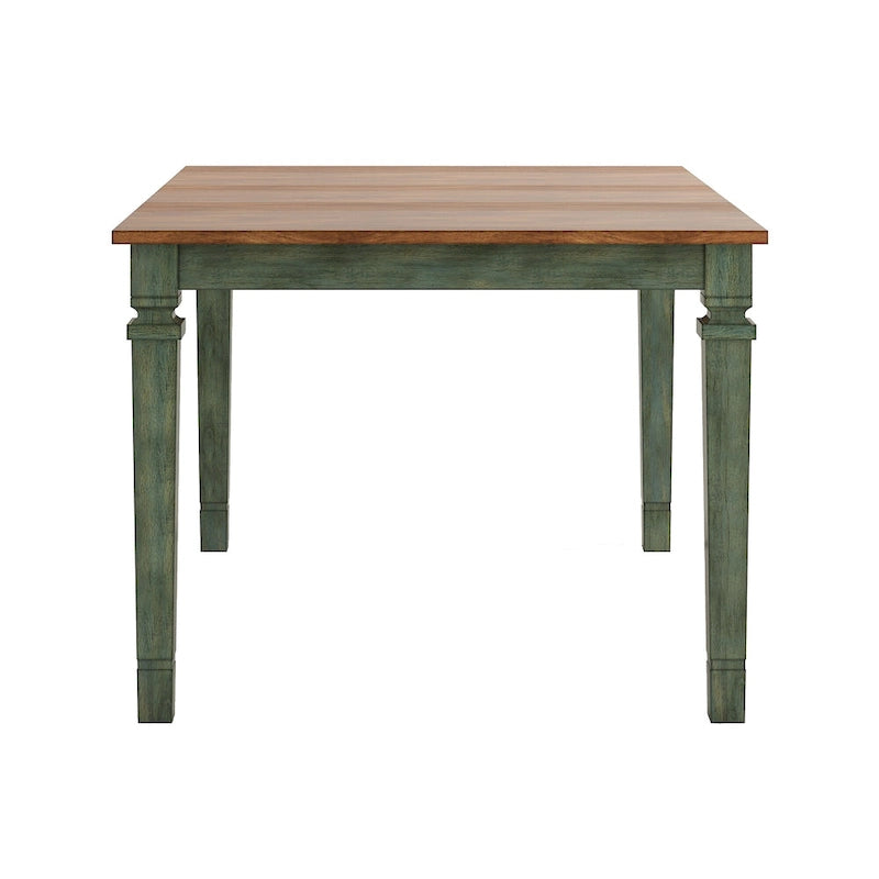 Table de salle à manger en bois hauteur comptoir par