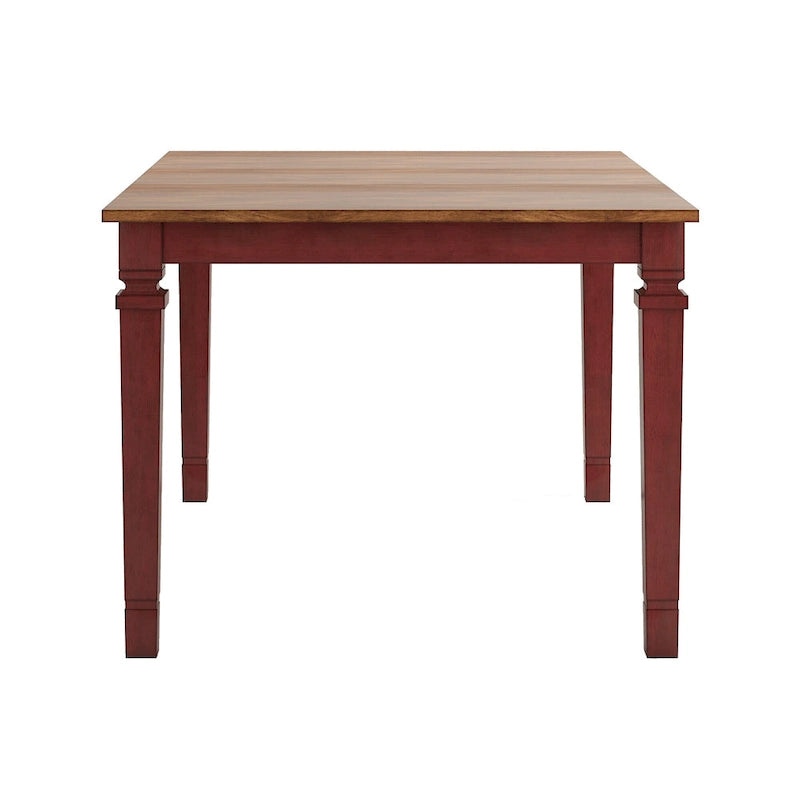 Table de salle à manger en bois hauteur comptoir par