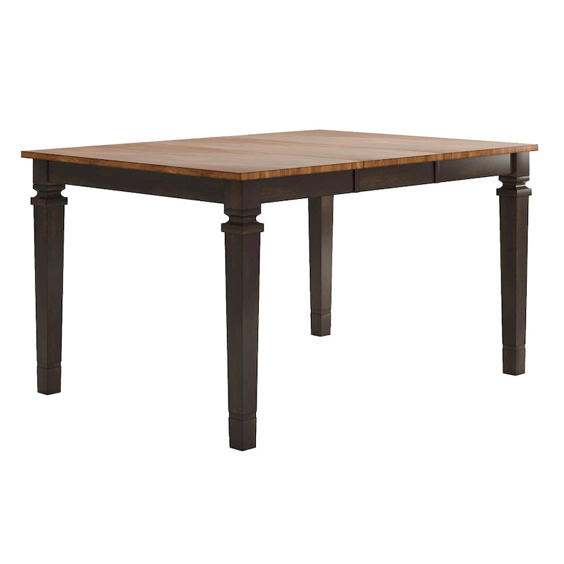 Table de salle à manger en bois hauteur comptoir par