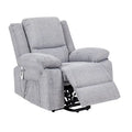 Fauteuil inclinable électrique de massage, relevable multifonction, avec minuterie