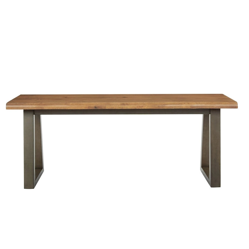 Banc en finition sable rustique