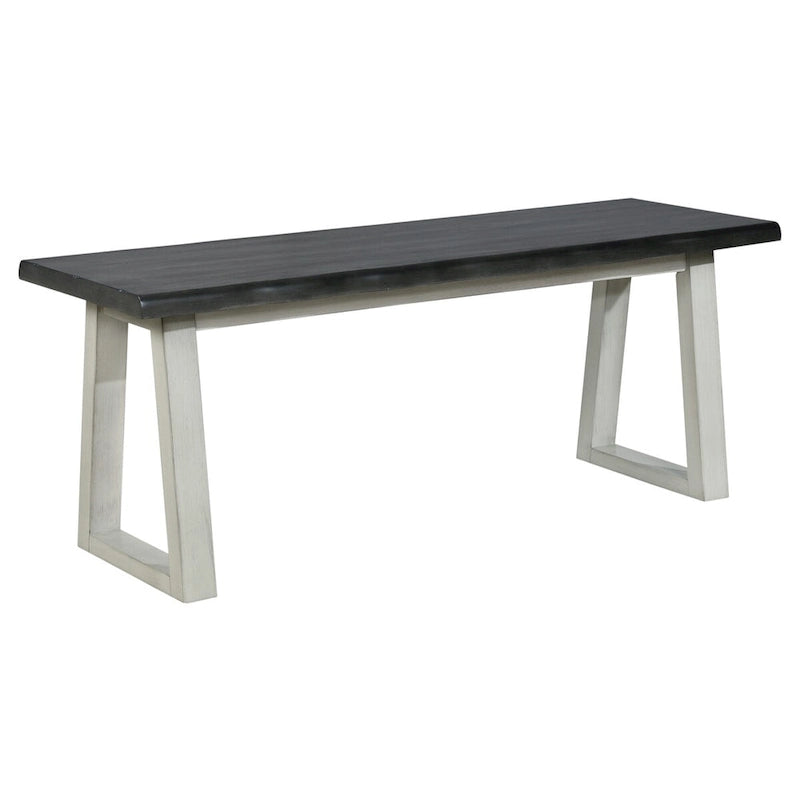 Banc en finition sable rustique