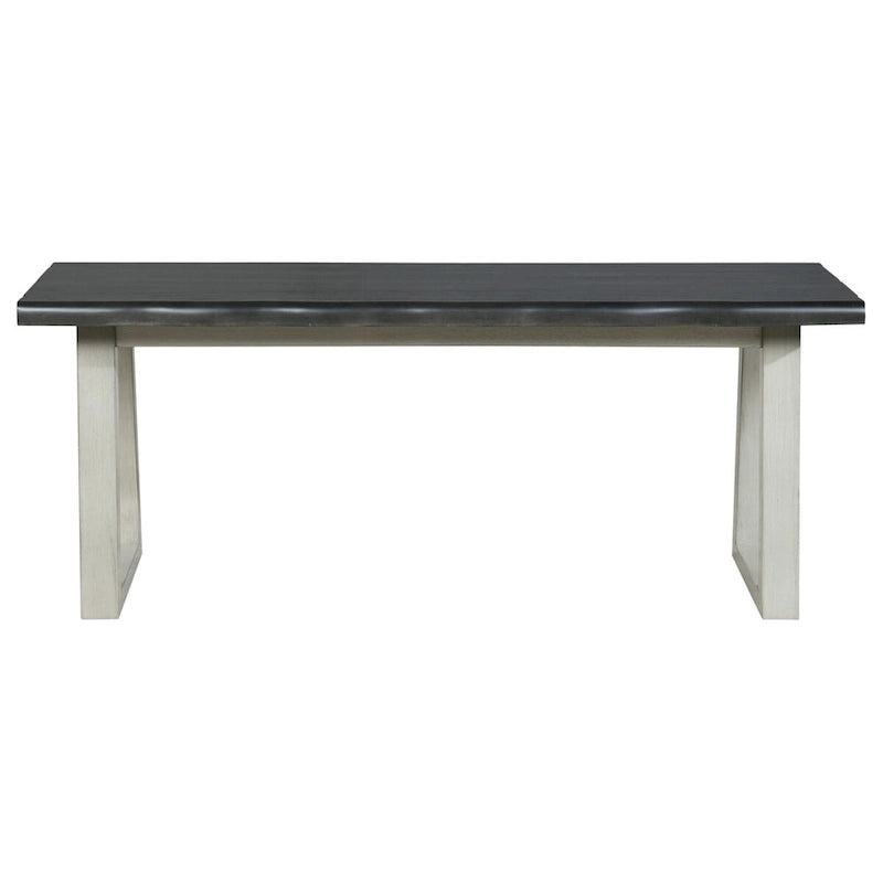 Banc en finition sable rustique