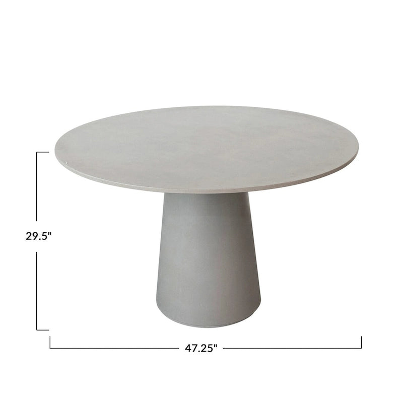 Table en ciment robuste