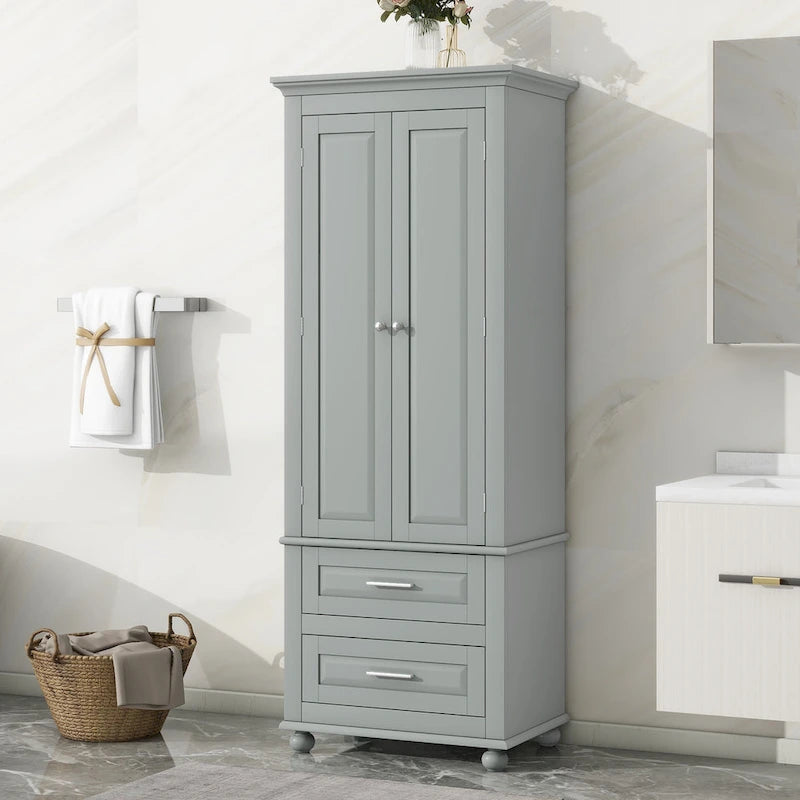 Meuble de rangement haut avec tiroirs pour salle de bain/bureau