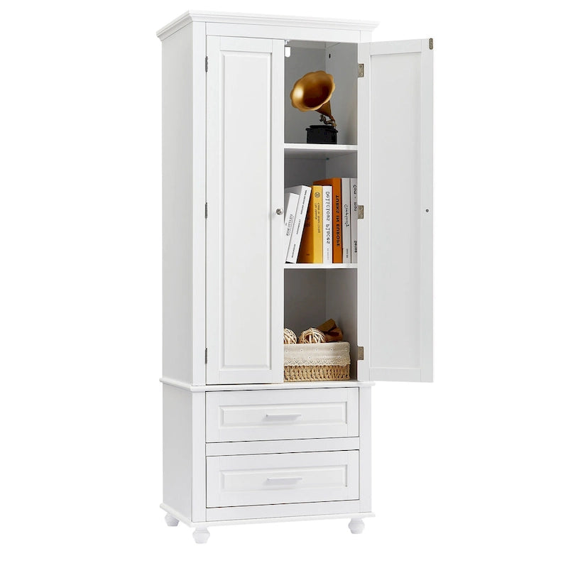 Meuble de rangement haut avec tiroirs pour salle de bain/bureau