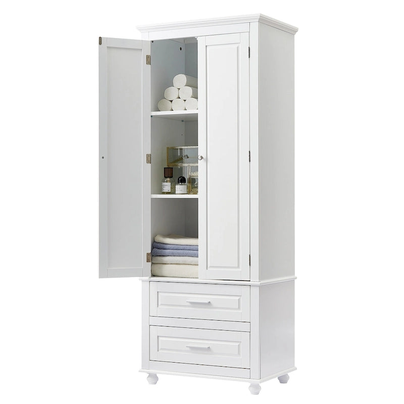 Meuble de rangement haut avec tiroirs pour salle de bain/bureau