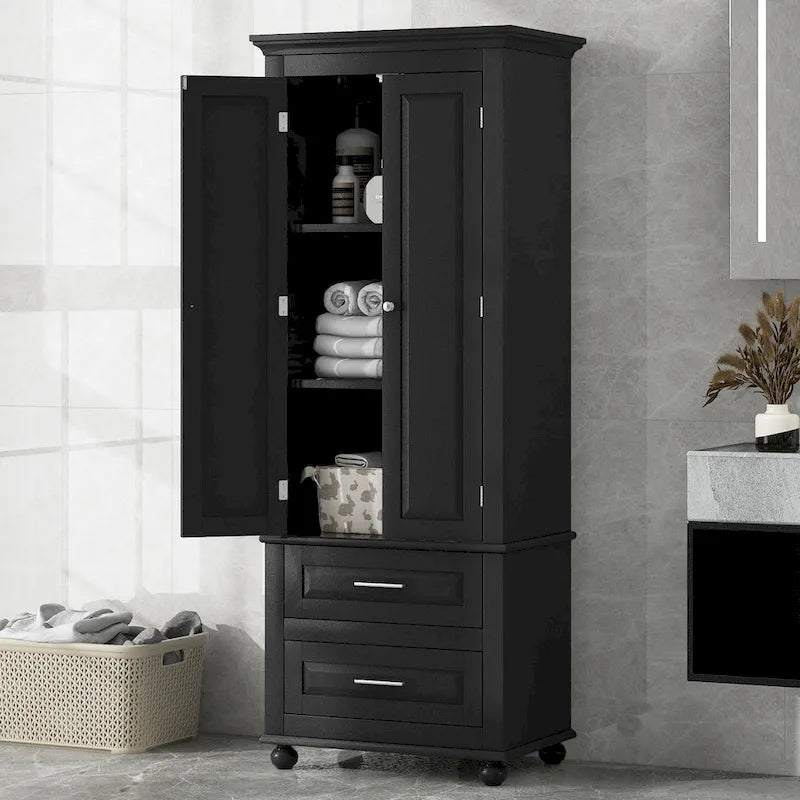Meuble de rangement haut avec tiroirs pour salle de bain/bureau