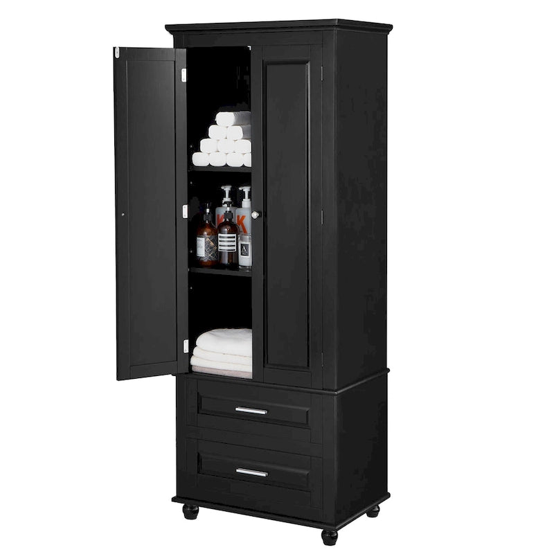 Meuble de rangement haut avec tiroirs pour salle de bain/bureau