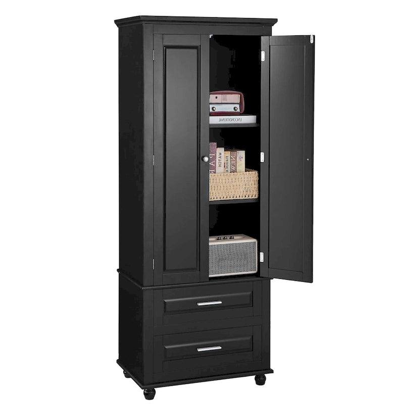 Meuble de rangement haut avec tiroirs pour salle de bain/bureau