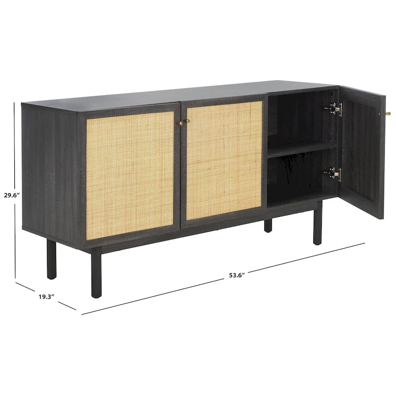 Buffet/Meuble TV 3 portes - 54L x 19P x 30H