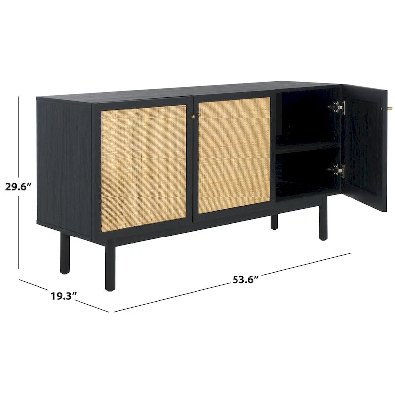 Buffet/Meuble TV 3 portes - 54L x 19P x 30H