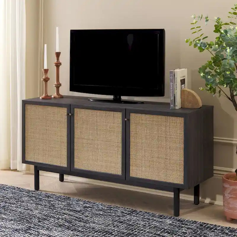 Buffet/Meuble TV 3 portes - 54L x 19P x 30H