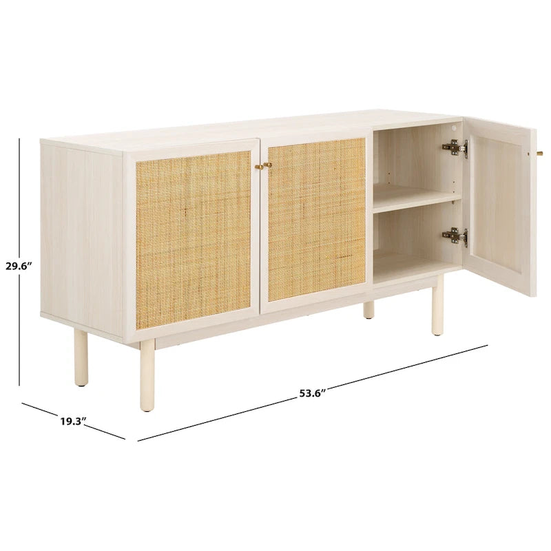 Buffet/Meuble TV 3 portes - 54L x 19P x 30H